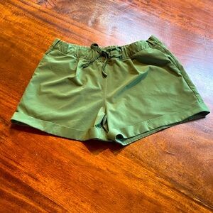 Women’s Green Athleisure Shorts